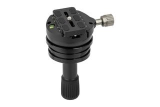 Vortex Radian Leveling Head features a plus or minus 15 degree adjustment